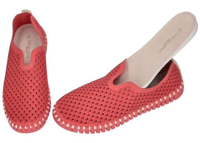 Ilse Jacobsen TULIP3977 (Tulip Slip-In) ballerina's & mocassins koraalrood
