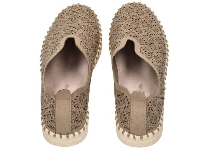 Ilse Jacobsen TULIP3485 (Tulip Organic Flat) ballerina's & mocassins taupe donker