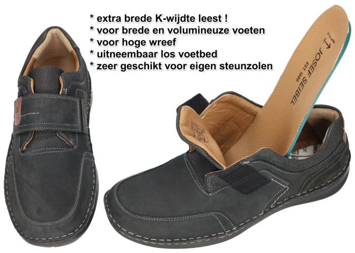 Josef Seibel 44983 NEW ANVERS 83 casual schoenen blauw donker