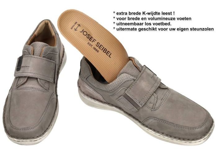 Josef Seibel 44983 NEW ANVERS 83 casual schoenen grijs