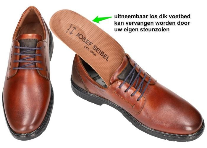 Josef Seibel ALASTAIR 01  (42801) geklede lage schoenen cognac/caramel