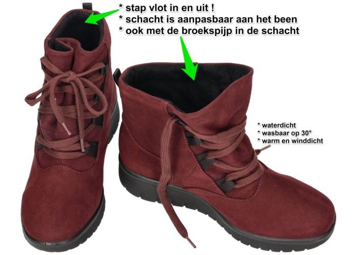 Josef Seibel CALAIS 08 - 55351 laarzen bordeaux