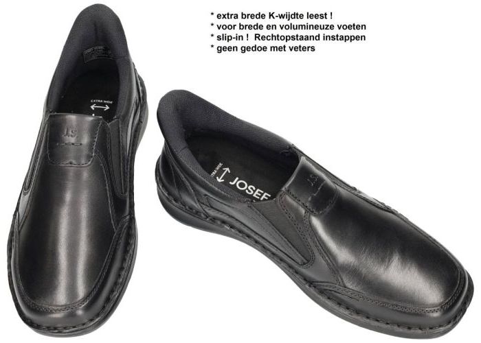 Josef Seibel NEW ANVERS 22 - 44922 mocassins zwart