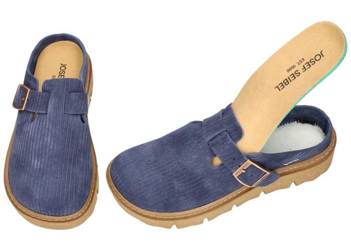 Josef Seibel CARMAUX 05  artikel 53005 563 530 pantoffels blauw