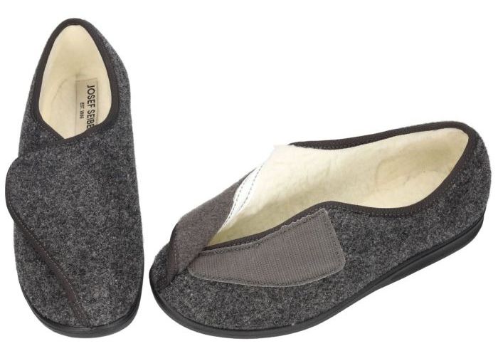 Josef Seibel BELFORT 85W  -  18103   PL432 700 pantoffels & slippers antraciet grijs