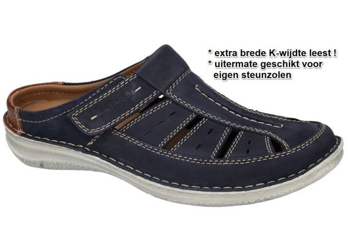 Josef Seibel 43676 ANVERS 76 pantoffels & slippers blauw donker