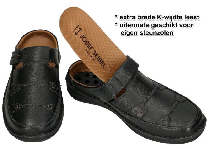Josef Seibel 43686 ANVERS 86 pantoffels & slippers zwart