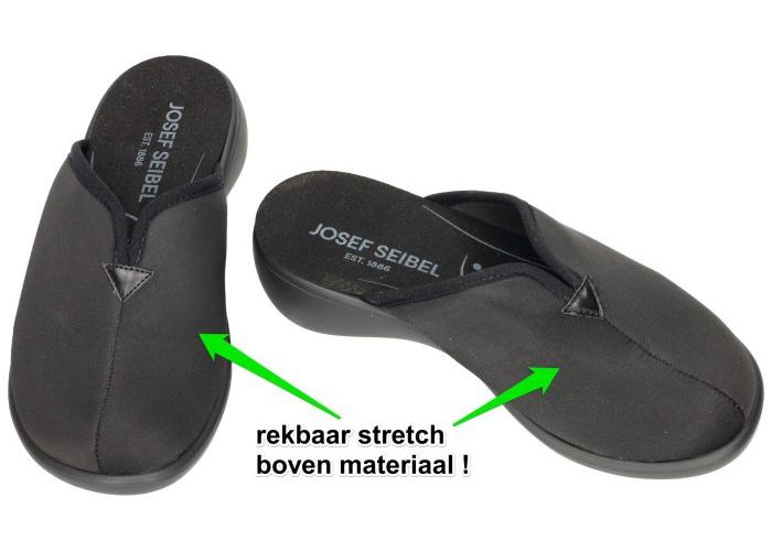 Josef Seibel KORSIKA 07  (583807 323 100) pantoffels zwart