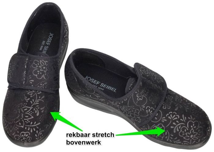 Josef Seibel Nice 80  - 63608 TE893 100 pantoffels zwart