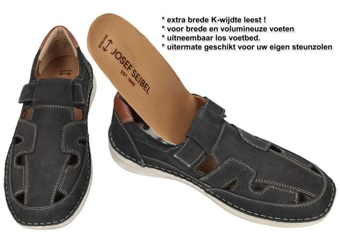 Josef Seibel 44981 NEW ANVERS 81 sandalen blauw donker
