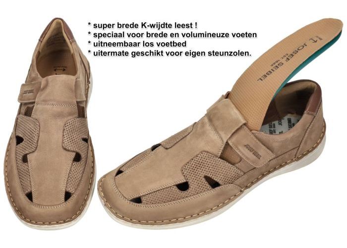 Josef Seibel 44981 NEW ANVERS 81 sandalen zandkleur