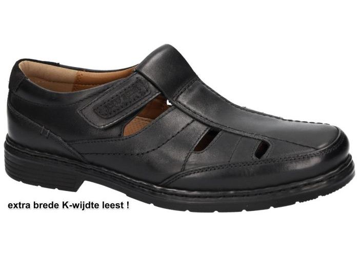 Josef Seibel 42808 ALASTAIR  sandalen zwart