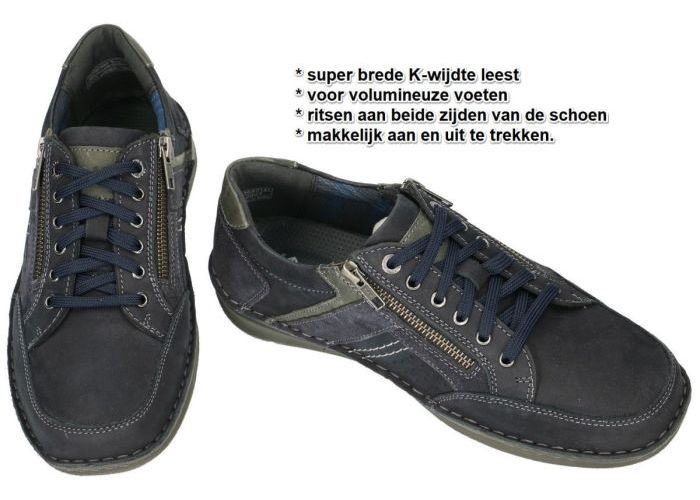 Josef Seibel 43687 ANVERS 87 sneakers blauw donker