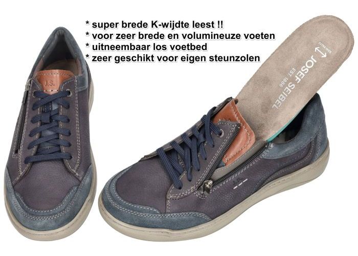 Josef Seibel BAXTER 03 (32503 TE796)   sneakers blauw donker