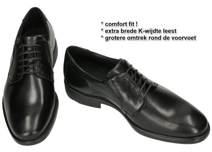 Lloyd 19-360-00 KENTUCKY geklede lage schoenen zwart