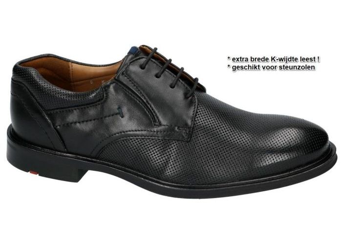 Lloyd KARAKUL 19-350-10 extraweit geklede lage schoenen zwart