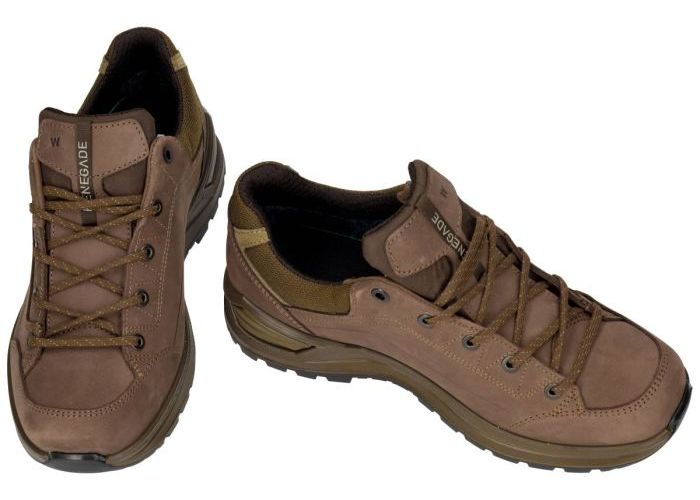 Lowa 311967 renegade EVO GTX LO wide wandelschoenen bruin donker