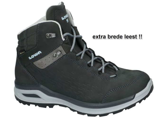 Lowa 320816 LOCARNO gtx qc Ws Wide wandelschoenen grijs  donker