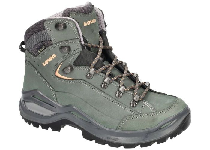 Lowa 321917 RENEGADE EVO gtx MID Ws Wide wandelschoenen grijs-groen
