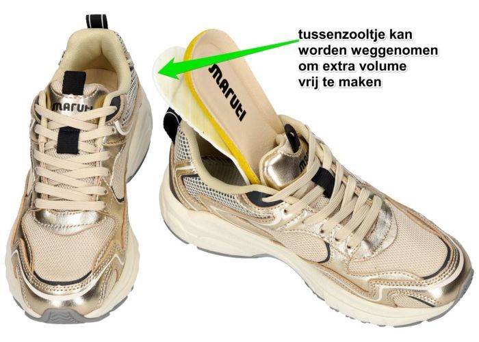 Maruti Novi Leather Gold 66.1810.01-P00 sneakers  goud