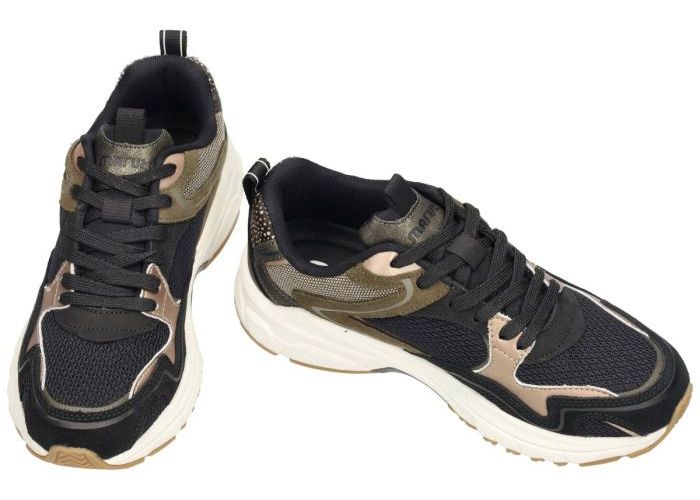 Maruti Novi Leather/textile Bronze 66.1810.01-AHF sneakers  zwart