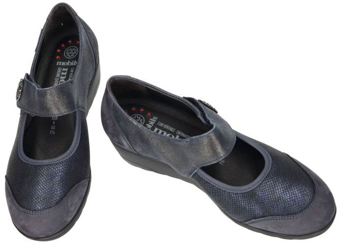 Mobils Ergonomic BATHILDA ballerina's & mocassins blauw donker