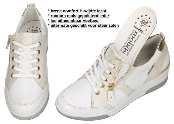 Mobils Ergonomic TRUDIE  sneakers  off-white/ecru/parel