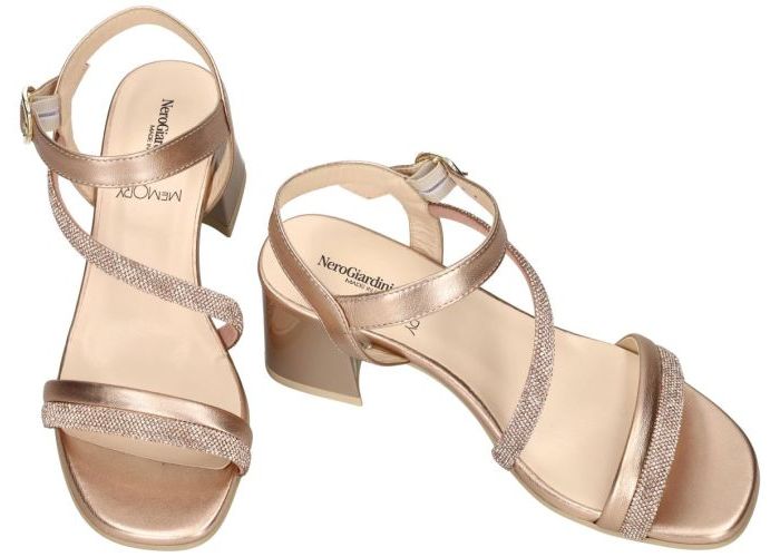 Nero Giardini E615721D sandalen roze-goud metallic