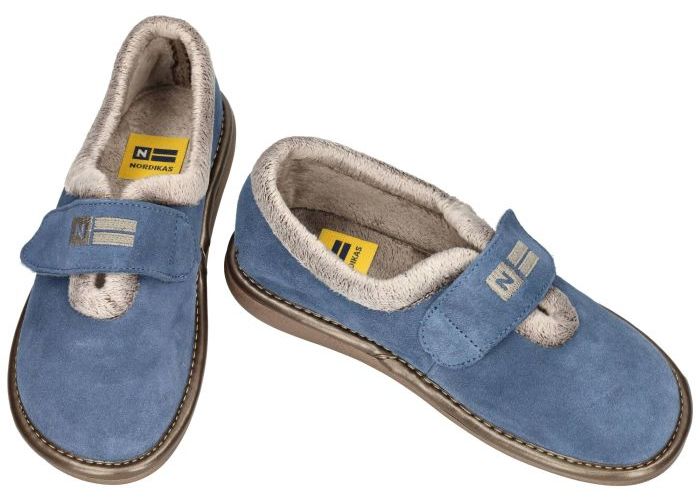 Nordikas 6348-O/4  pantoffels blauw