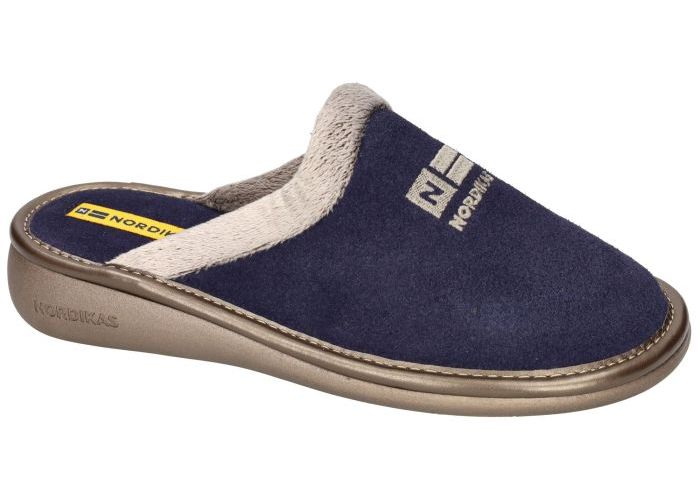 Nordikas 238-O/8  pantoffels blauw donker