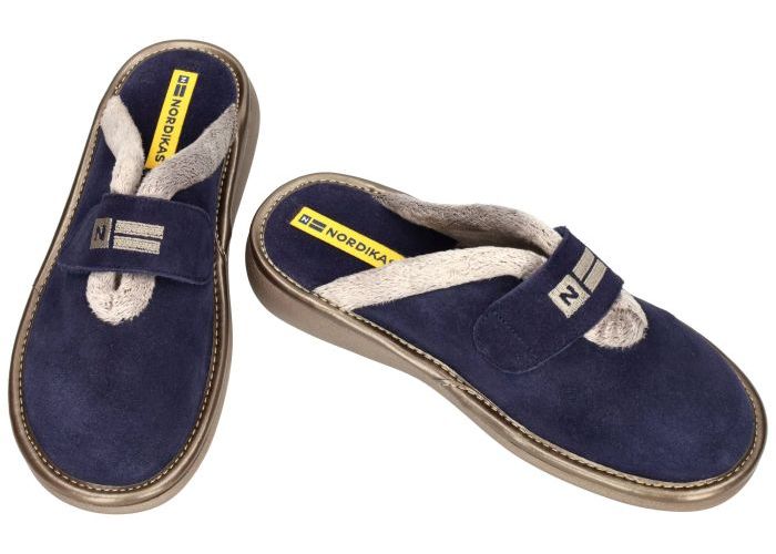 Nordikas 6347-O/8  pantoffels blauw donker