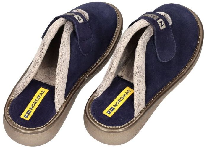 Nordikas 6347-O/8  pantoffels blauw donker