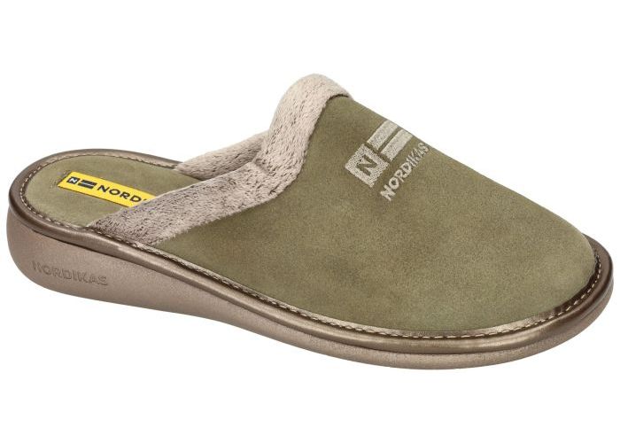 Damesschoenen Nordikas PANTOFFELS 238-O/8  Groen Olijf