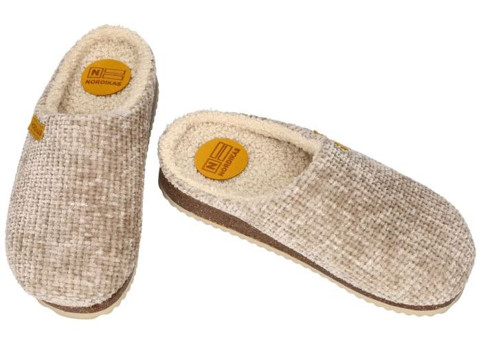 Nordikas 2243 pantoffels off-white-crÈme-ivoorkleur
