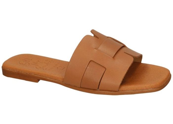 Damesschoenen Oh! My Sandals SLIPPERS & MUILTJES 5315 Cognac/caramel