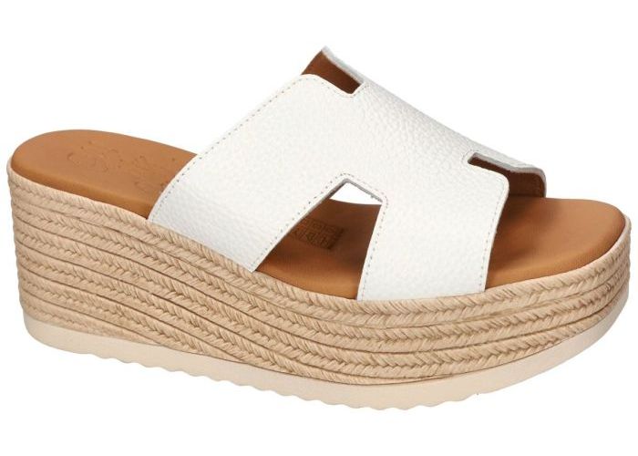 Damesschoenen Oh! My Sandals SLIPPERS & MUILTJES 6030 Wit