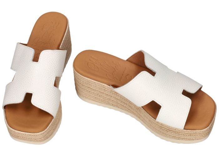 Oh! My Sandals 6030 slippers & muiltjes wit