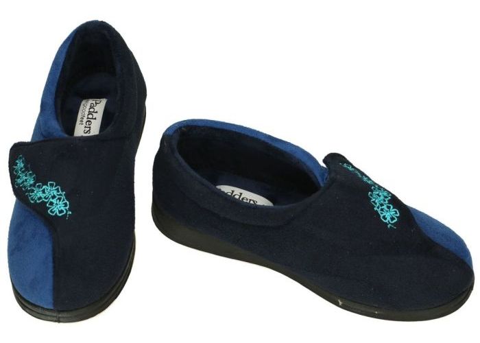 Padders HUG - 424N  pantoffels blauw donker