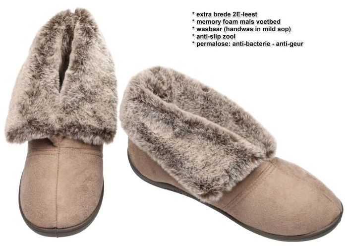 Padders ESME 4050/2807 (2E) pantoffels taupe