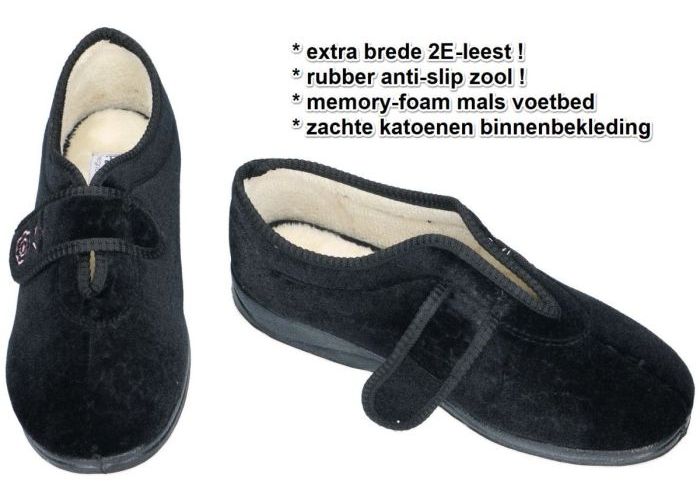 Padders CAMILLA 447/10 pantoffels zwart