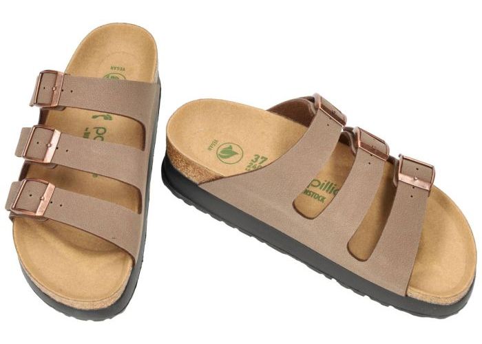 Papillio 1029741 FLORIDA III PAP flex platform slippers & muiltjes bruin