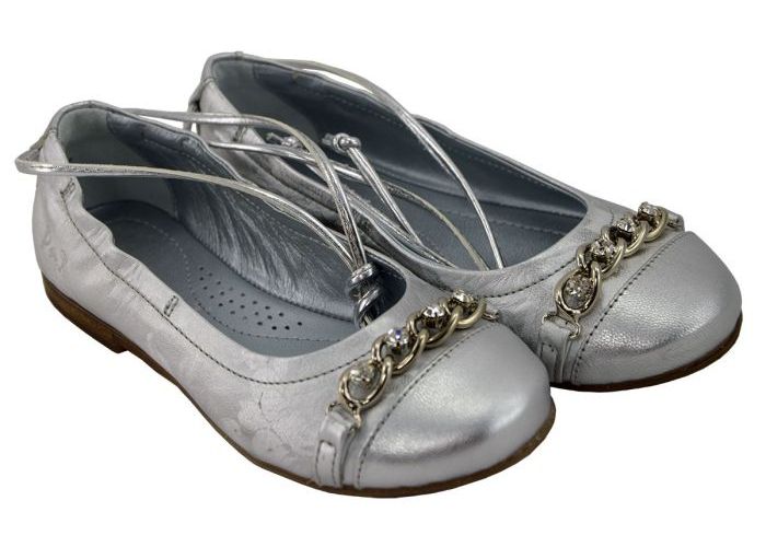 Perche No 3204/R meisjesschoenen zilver