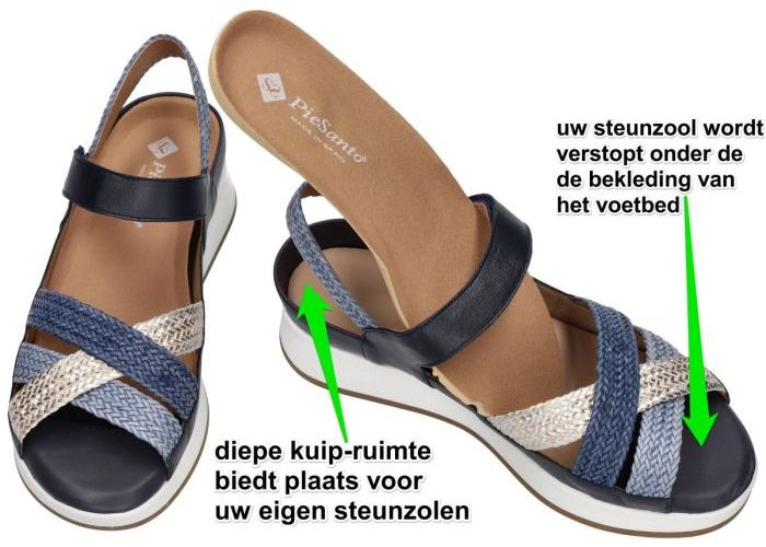 Piesanto 260425  734 - H - i sandalen blauw