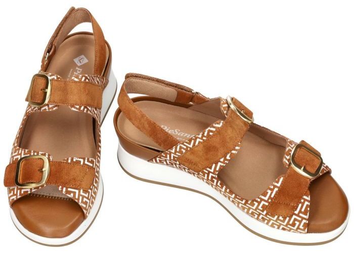 Piesanto 260427  734 - H - i sandalen cognac/caramel
