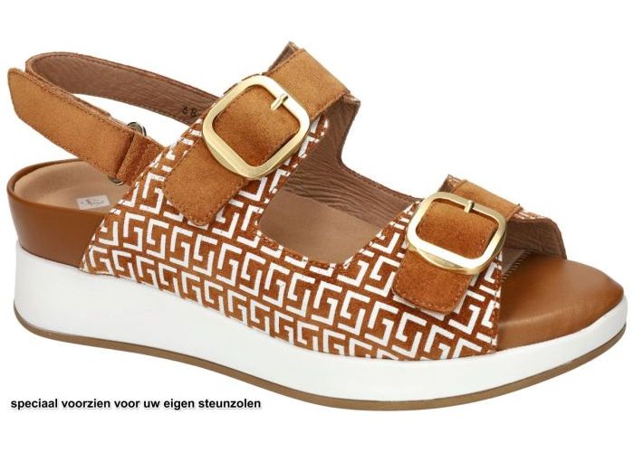 Piesanto 260427  734 - H - i sandalen cognac/caramel