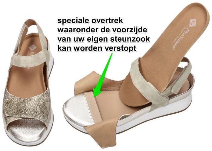 Piesanto 260422  734 - H - i sandalen groen olijf