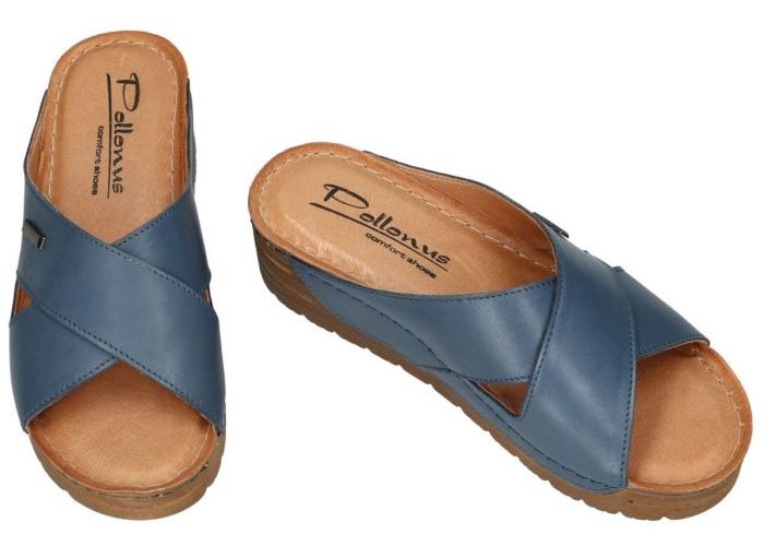 Pollonus Comfort Shoes 5-0826-24 KLAPEK DAMSKI slippers & muiltjes blauw