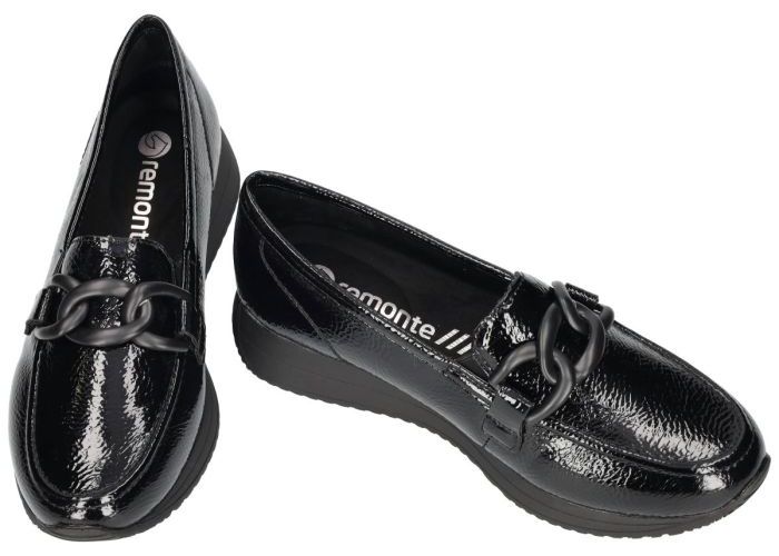 Remonte D0H15-02 ballerina's & mocassins zwart