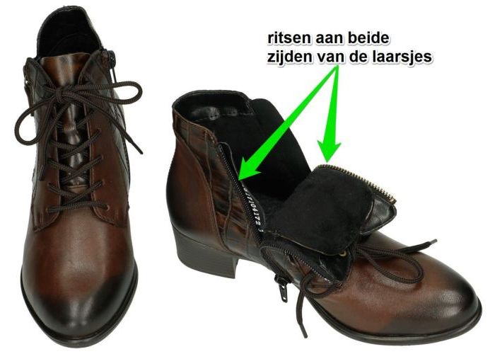 Remonte R5182-25 enkellaarzen bruin donker