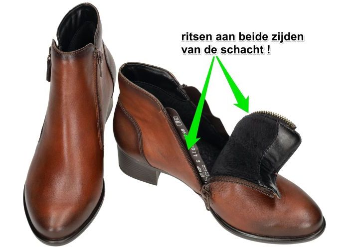 Remonte R5190-22 enkellaarzen bruin donker